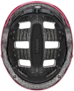 Skaterhelm Uvex Kid 3 - Pink Flower -Günstig Fahrradzubehör uvex fahrradhelm kid 3 kinderhelm pink flower 5