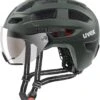 Uvex Finale Visor Visier Fahrradhelm - Forest Mat -Günstig Fahrradzubehör uvex finale visor Visier Fahrradhelm helmet forest mat 1