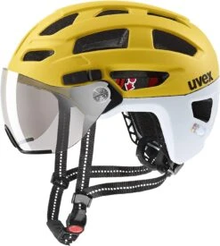 Uvex Finale Visor Visier Fahrradhelm - Sunbee-cloud-mat