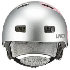 Skaterhelm Uvex Kid 3 - Silver-rose -Günstig Fahrradzubehör uvex kid 3 Kinderfahrradhelm silver rose 2