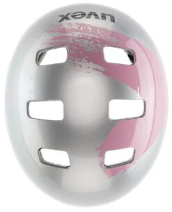 Skaterhelm Uvex Kid 3 - Silver-rose -Günstig Fahrradzubehör uvex kid 3 Kinderfahrradhelm silver rose 3