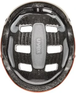 Skaterhelm Uvex Kid 3 Cc - Grapefruit Sand Mat -Günstig Fahrradzubehör uvex kid 3 cc kinder skaterhelm fahrradhelm grapefruit sand mat 5 Ansicht von unten