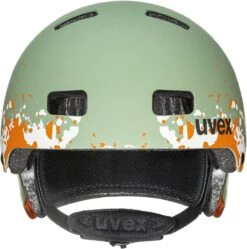 Skaterhelm Uvex Kid 3 Cc - Moos Green-sand Mat -Günstig Fahrradzubehör uvex kid 3 cc kinder skaterhelm fahrradhelm moos green sand mat 2