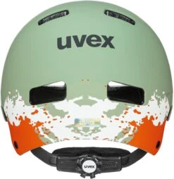 Skaterhelm Uvex Kid 3 Cc - Moos Green-sand Mat -Günstig Fahrradzubehör uvex kid 3 cc kinder skaterhelm fahrradhelm moos green sand mat 3
