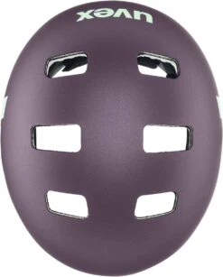 Skaterhelm Uvex Kid 3 Cc - Plum-mint Mat -Günstig Fahrradzubehör uvex kid 3 cc kinder skaterhelm fahrradhelm plum mint mat 5