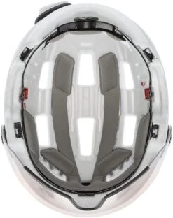 Uvex Rush Visor Visier Fahrradhelm - Papyrus Grey Mat -Günstig Fahrradzubehör uvex rush visor Visier Fahrradhelm mit Ruecklicht papyrus grey mat 6