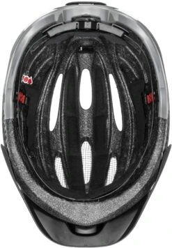 Uvex True Fahrradhelm - Black-grey -Günstig Fahrradzubehör uvex true damen fahrradhelm black grey 3