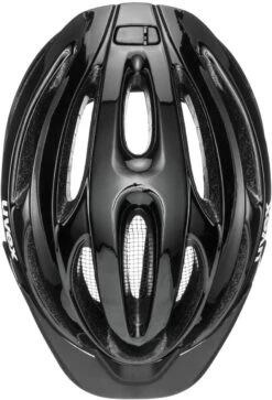 Uvex True Fahrradhelm - Black-grey -Günstig Fahrradzubehör uvex true damen fahrradhelm black grey 4